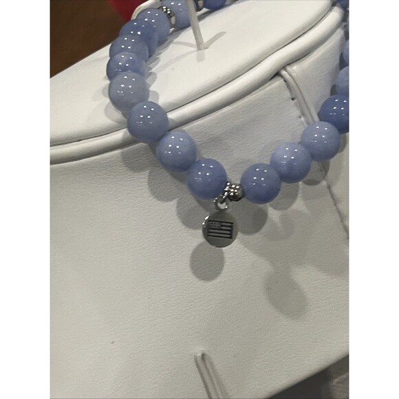T Jazelle Sky Blue Jade Stone Bracelet  Zodiac Libra - Picture 6 of 6